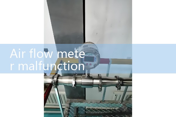 Fault case of air flow meter