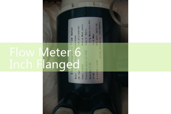 Flow Meter 6 Inch Flanged Assembly: Industrial Water Line Volumetric Tracking Requirements