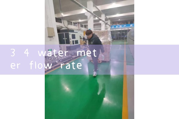 3 4 water meter flow rate|gas flow meter